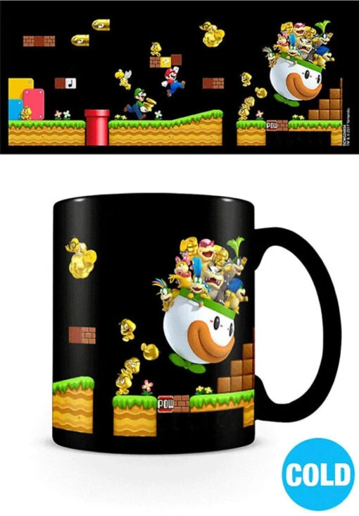 Set Super Mario Mug Sous Verre Et Porte-clés