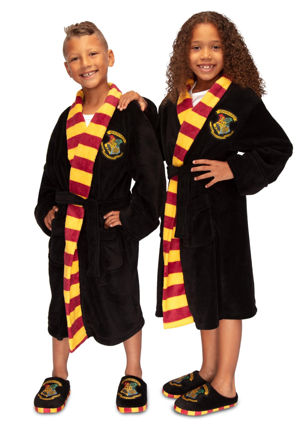 Devant -Harry Potter Soldes peignoir enfant harry potter poudlard 1