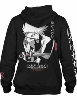 Tee-Shirt Naruto Noir Gaara -Harry Potter Soldes sweat naruto noir kakashi sensei 2