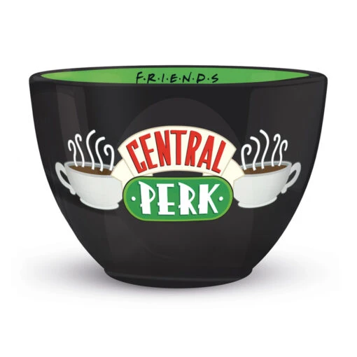 Peignoir Friends Femme Central Perk Noir Et Rouge