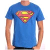 Peignoir Adulte Bleu Roi Logo Superman