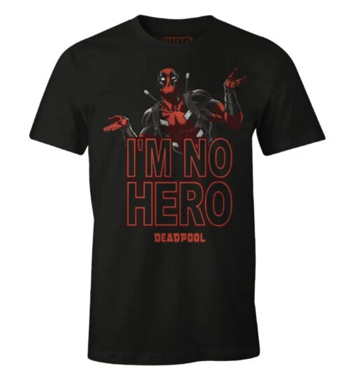 Tee-Shirt Noir Logo Deadpool