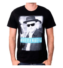 Tee-Shirt Noir Heisenberg Notebook Breaking Bad