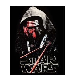 Devant -Harry Potter Soldes tee shirt noir kylo ren fighters star wars 7 2